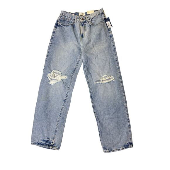 Universal Thread Denim - New Universal Thread Jeans Women's 4R 90s Baggy Light Wash 100% Cotton